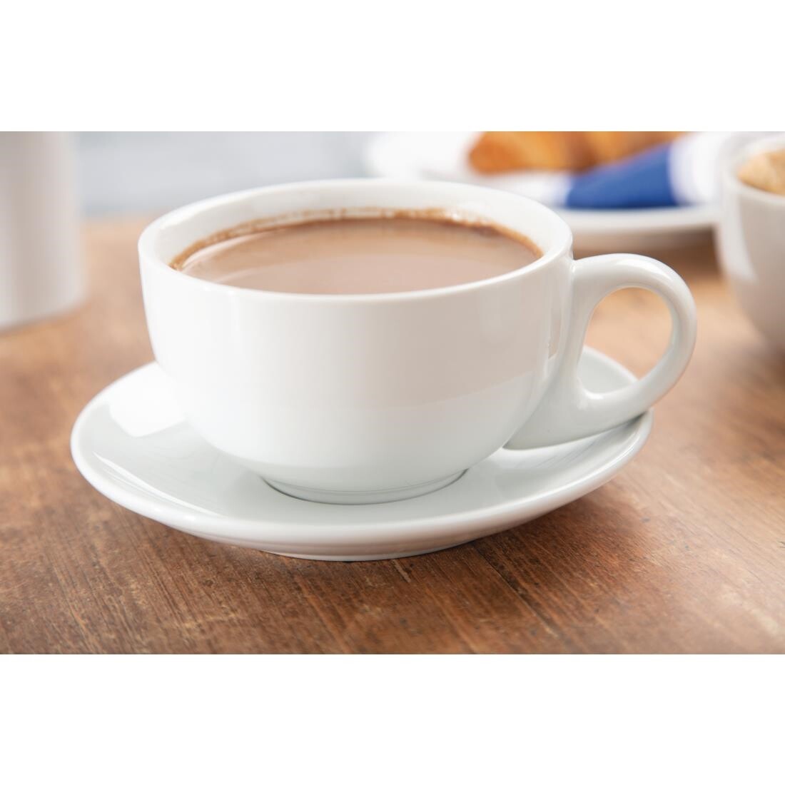 Olympia Whiteware Cappuccino Cups 284ml 10oz