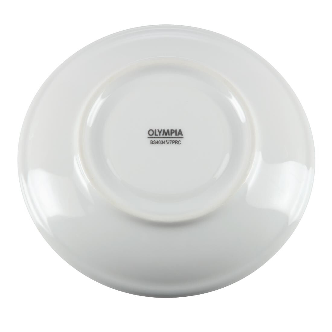 Olympia Whiteware Stacking Saucers