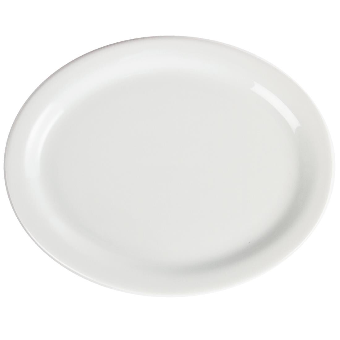 Olympia Whiteware Oval Platters 250mm