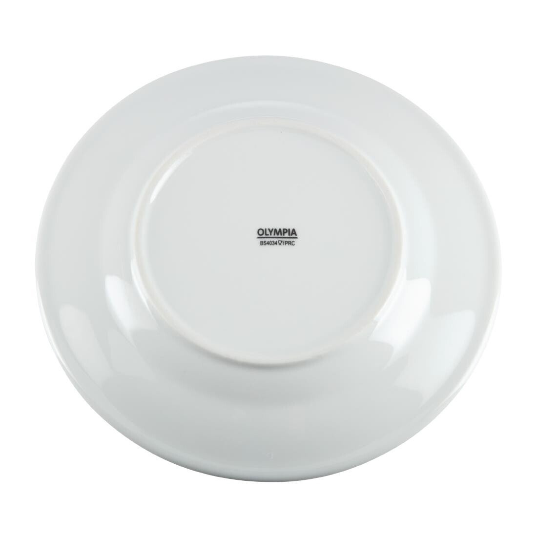Olympia Whiteware Wide Rimmed Plates 202mm