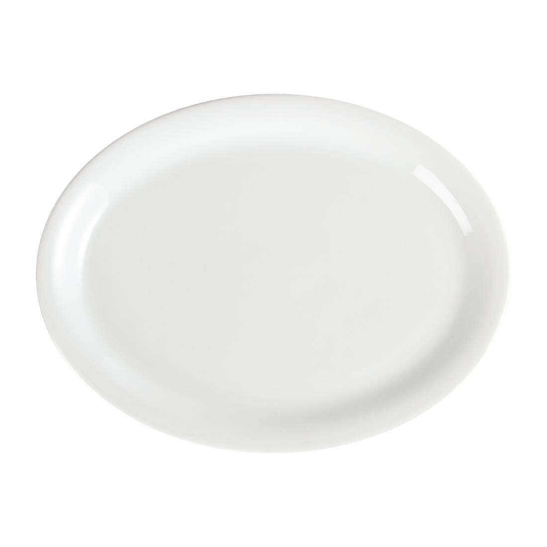 Olympia Whiteware Oval Platters 295mm