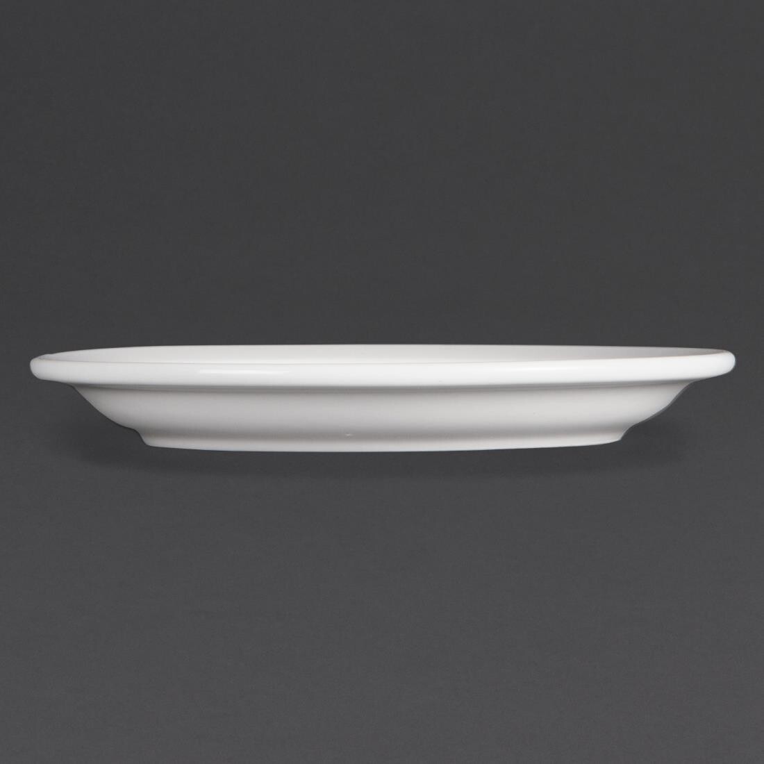 Olympia Whiteware Narrow Rimmed Plates 150mm