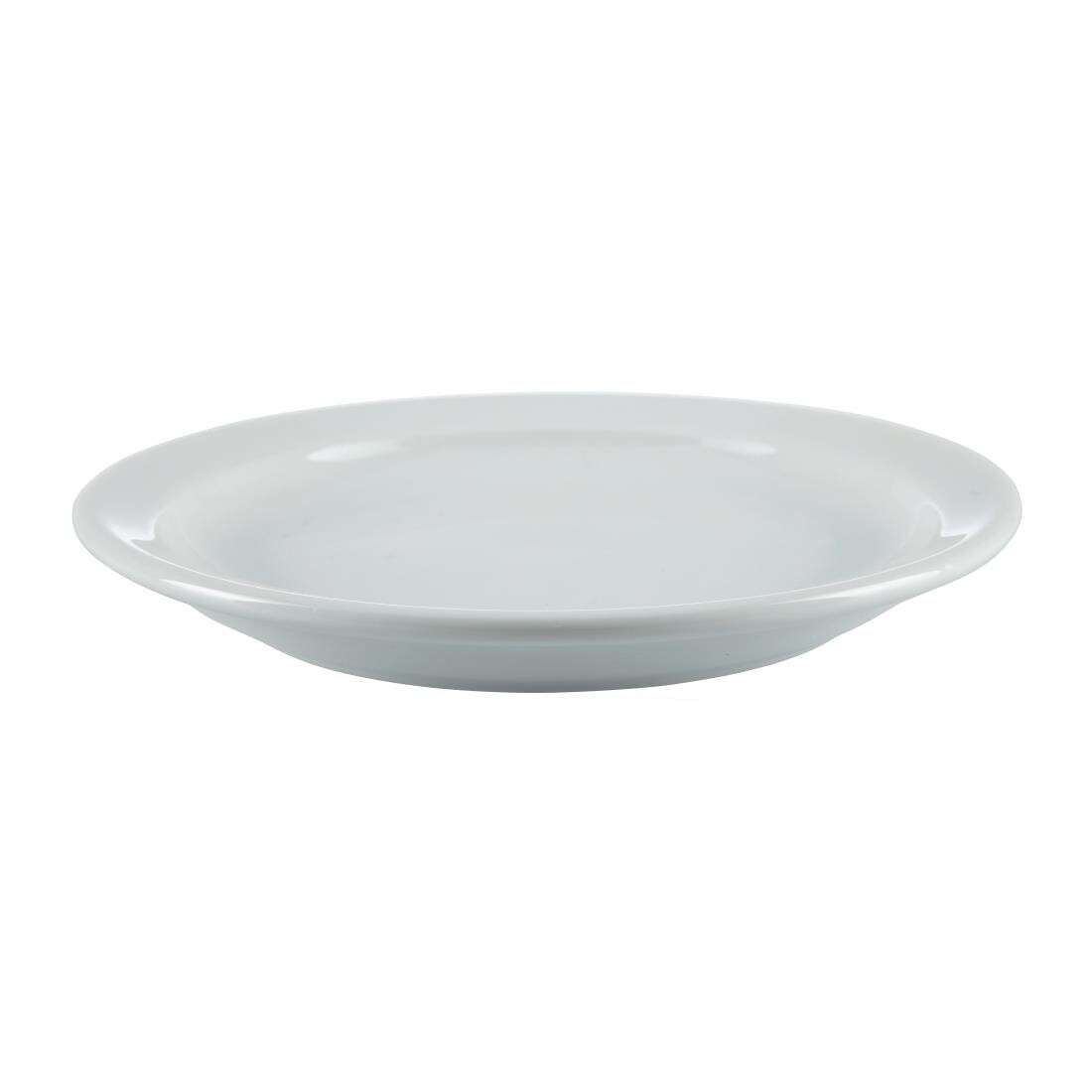 Olympia Whiteware Narrow Rimmed Plates 150mm