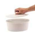 Olympia Whiteware Oval Casserole Dish 2.2Ltr