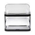 Double Decker Roll Top Cool Display Trays