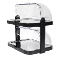 Double Decker Roll Top Cool Display Trays