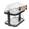 Double Decker Roll Top Cool Display Trays