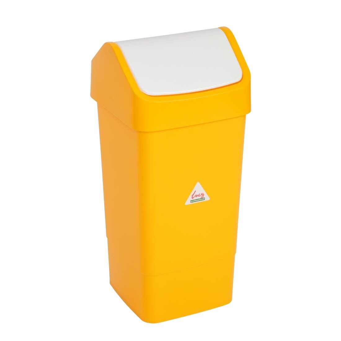 SYR Swing Lid Bin Yellow