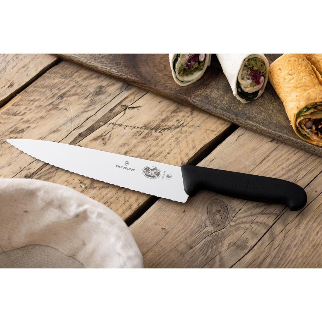 Victorinox Serrated Chefs Knife 22cm