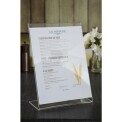 Slanted Acrylic Menu Holder