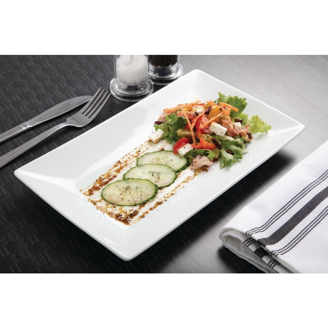 Olympia Serving Rectangular Platters 310mm