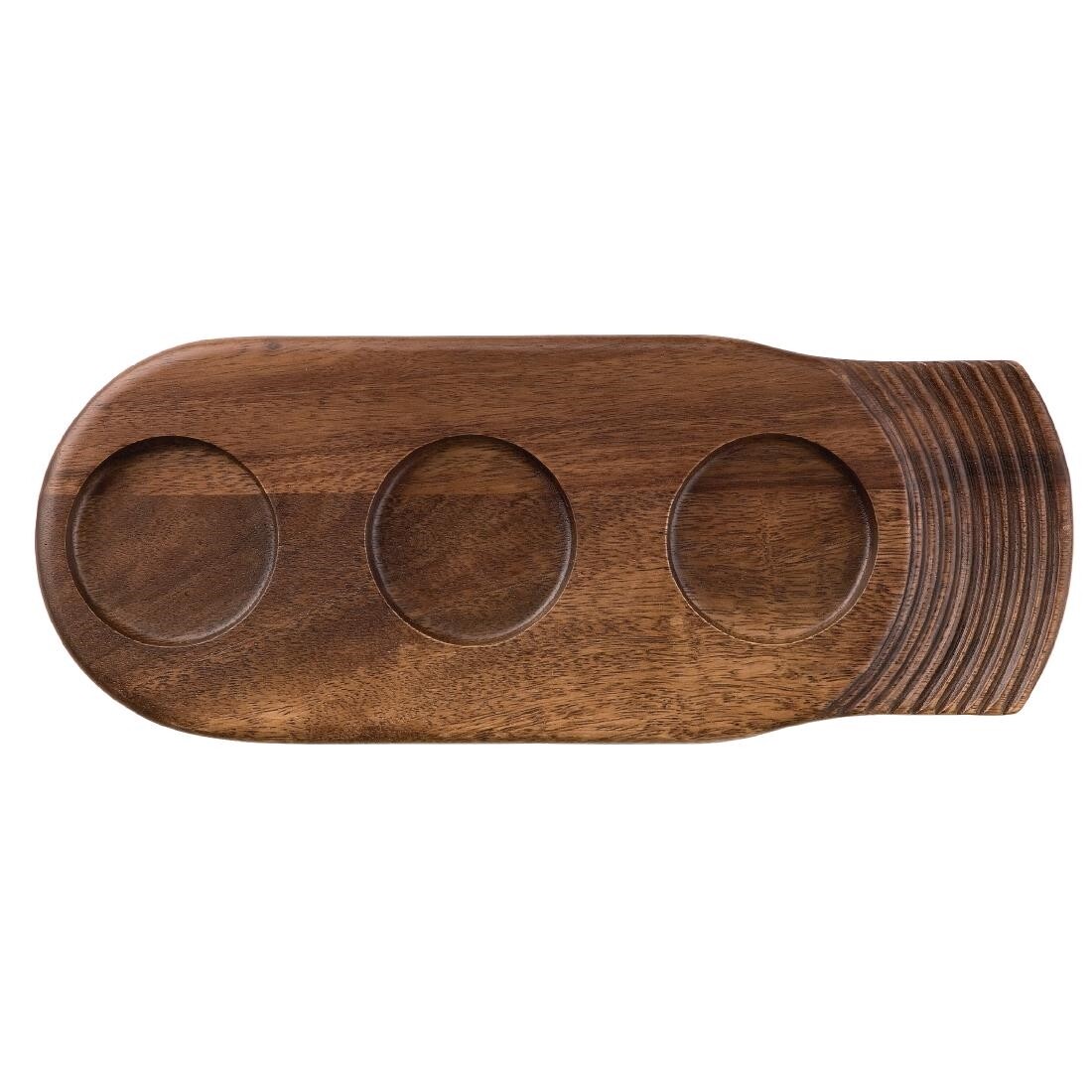 Churchill Single Handled Medium Wooden Trays 355mm