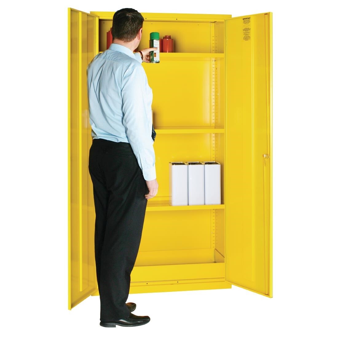 Double Door Hazardous Substance Cabinet 50Ltr
