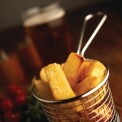 Olympia Chip basket Round with Handle 80mm