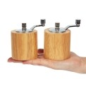 Light Wood Salt and Pepper Mill Grinder Set