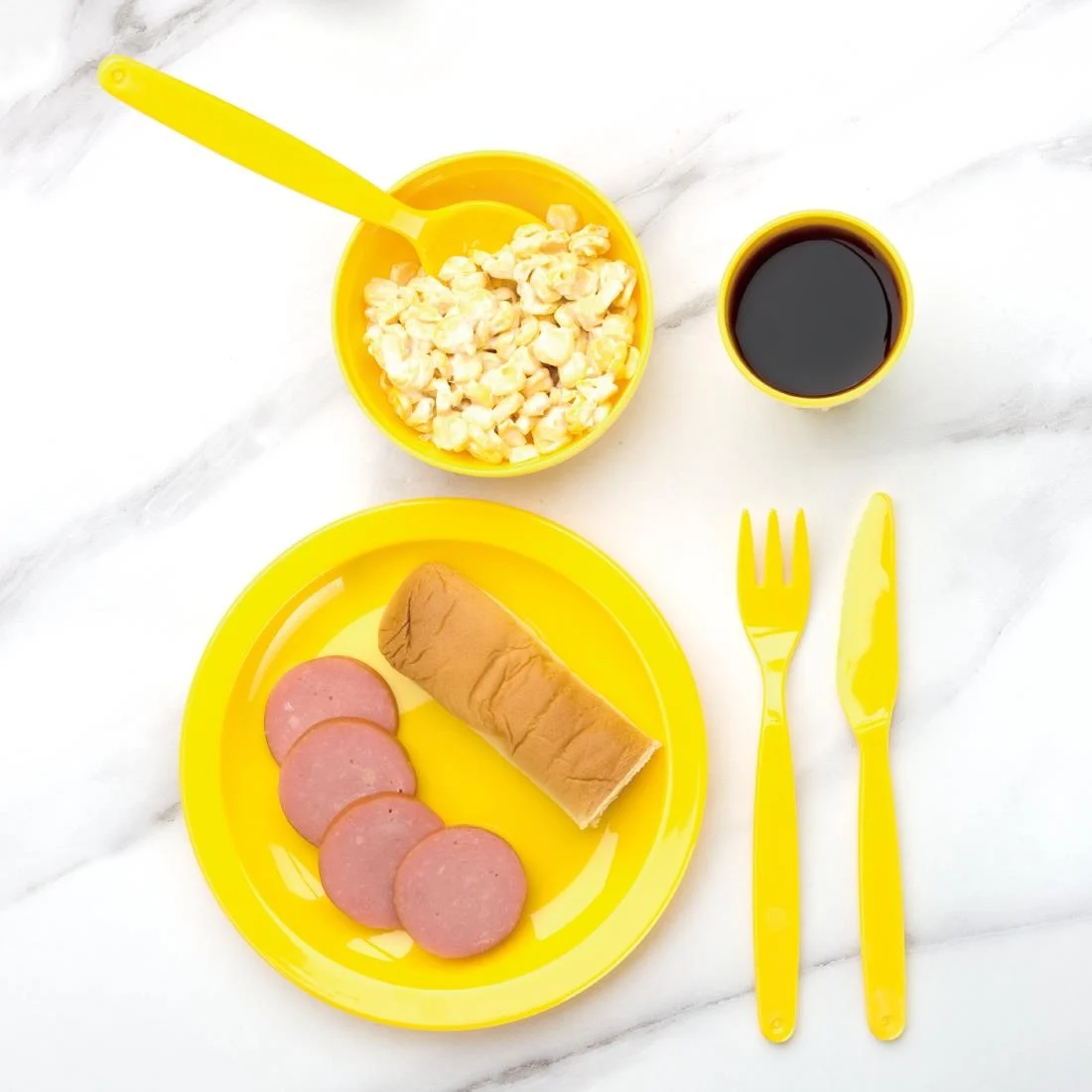 Kristallon Polycarbonate Spoon Yellow