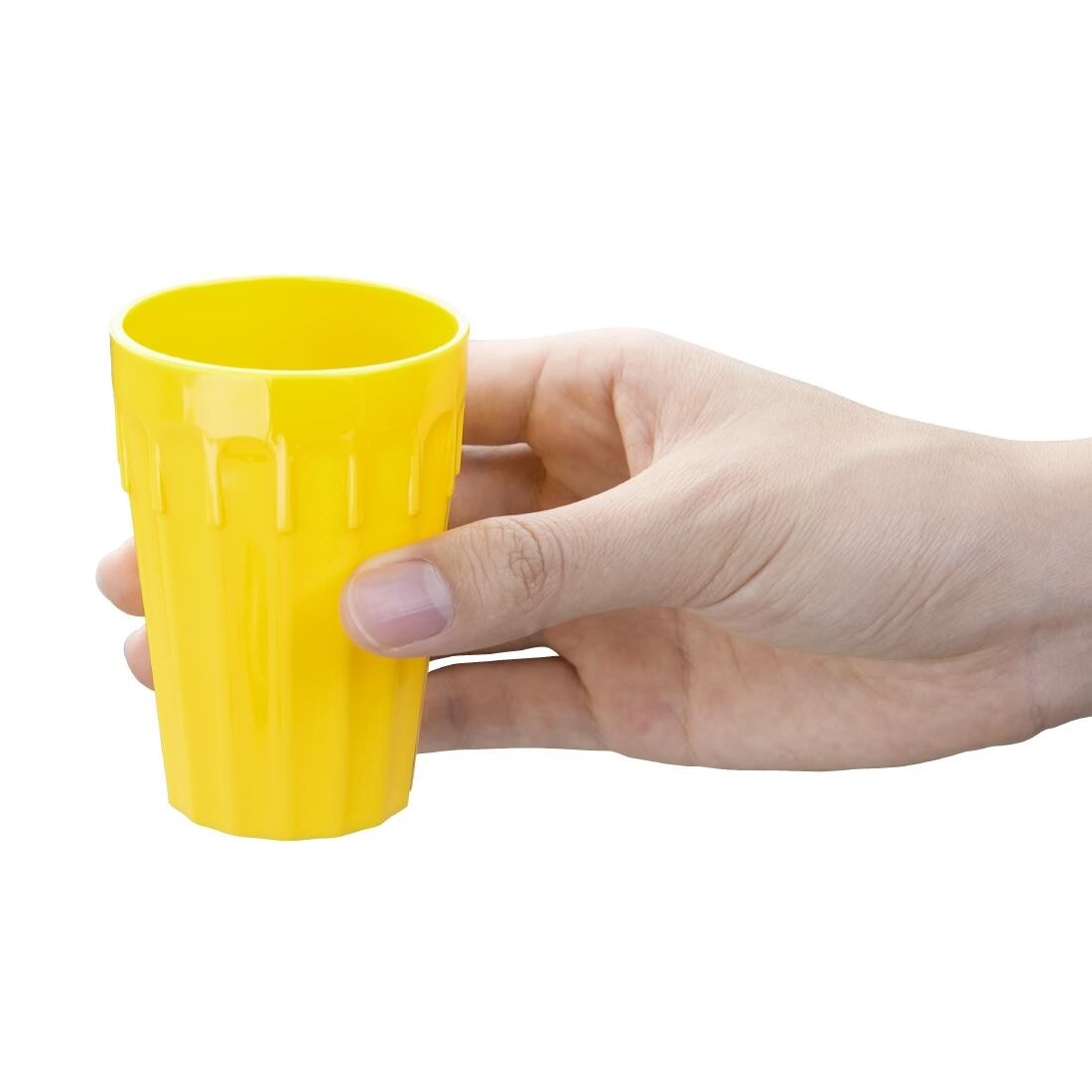 Kristallon Polycarbonate Tumblers Yellow 142ml