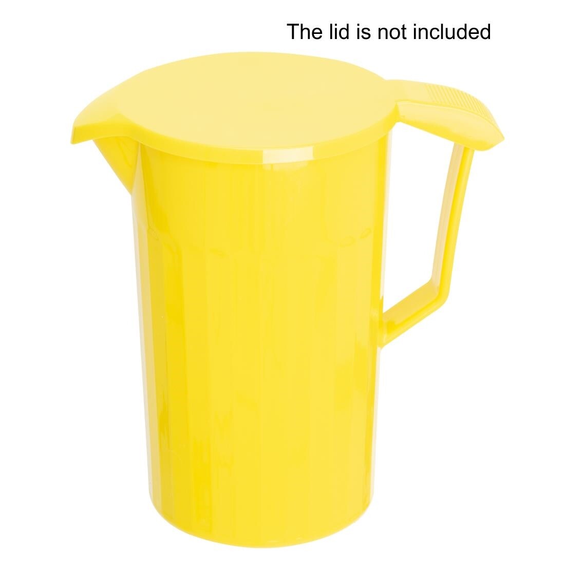 Kristallon Polycarbonate Jug Yellow 1.4Ltr