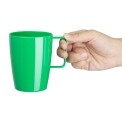 Kristallon Polycarbonate Handled Beakers Green 284ml