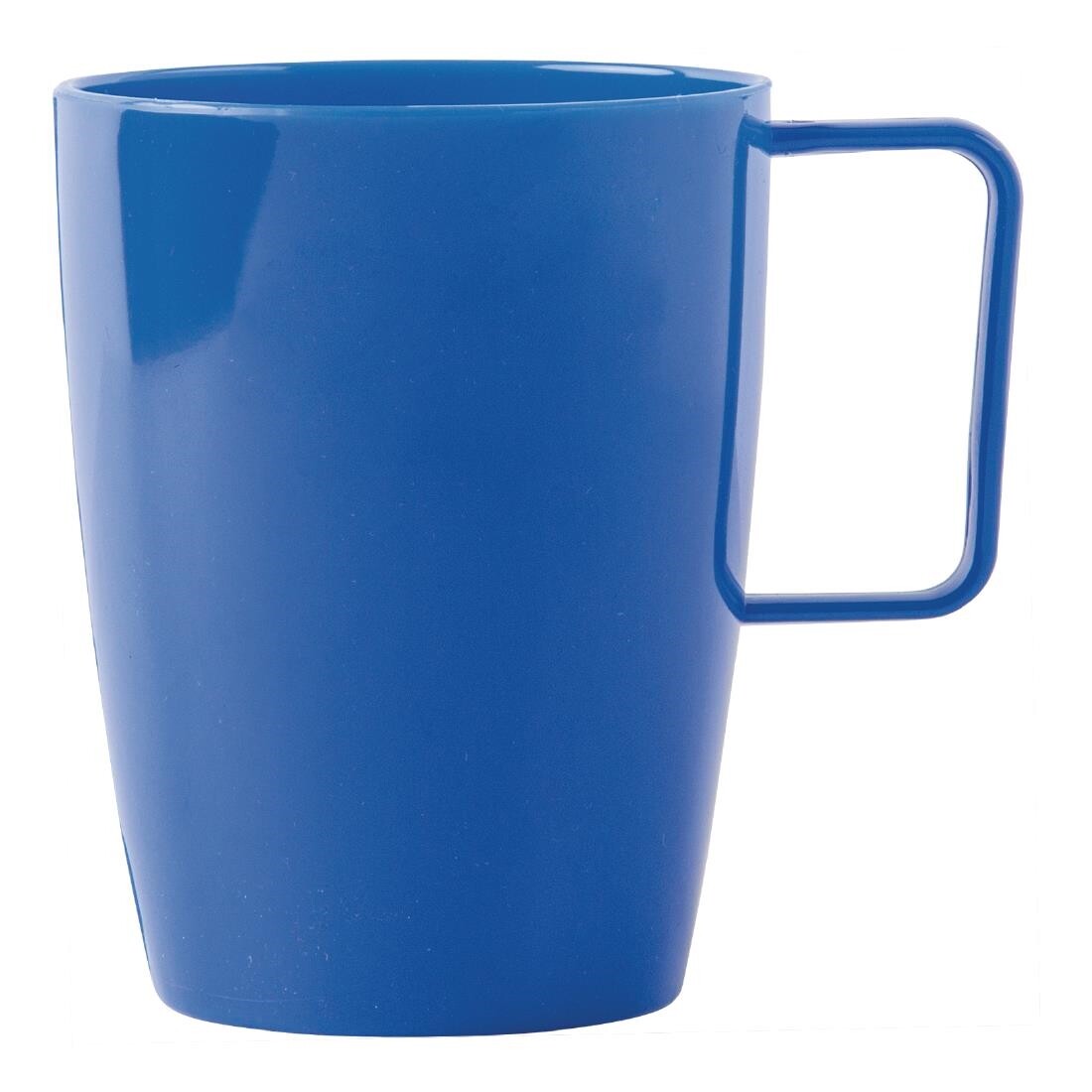 Kristallon Polycarbonate Handled Beakers Blue 284ml