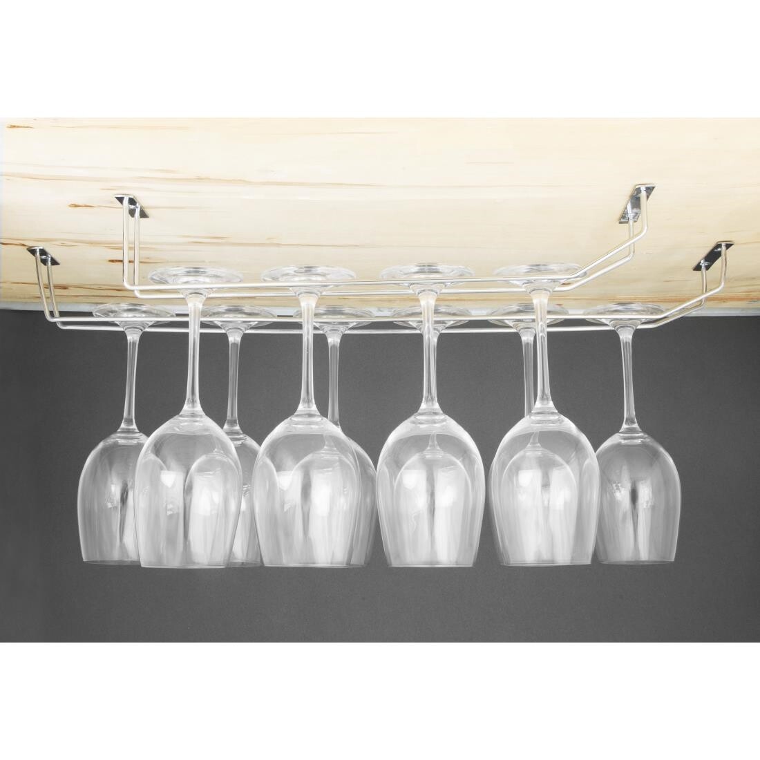 Olympia Wine Glass Rack Chrome 406mm