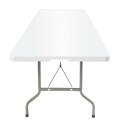 Bolero Centre Folding Table 8ft White
