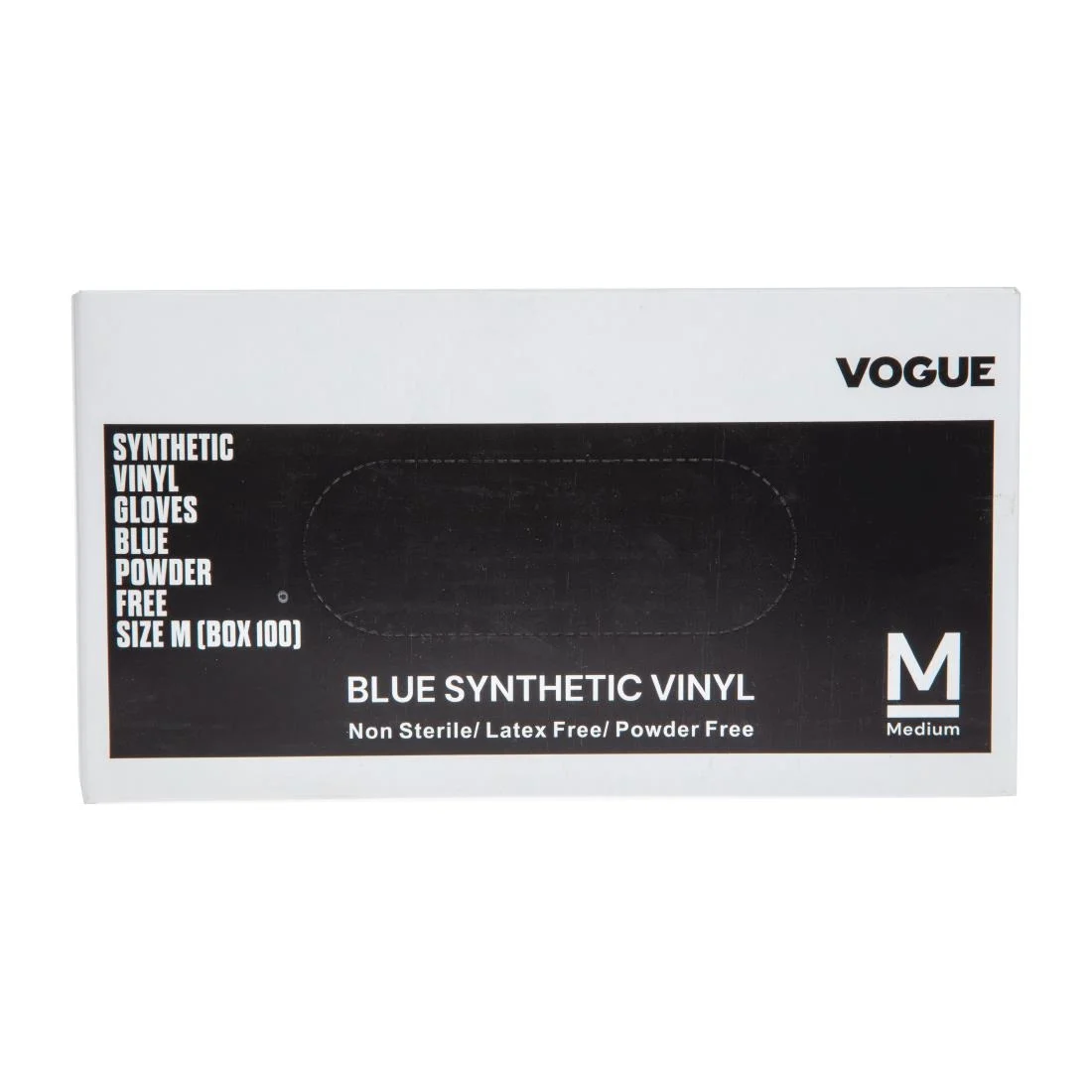 Vogue Vinyl Food Prep Gloves Blue Powder Free Extra Large
