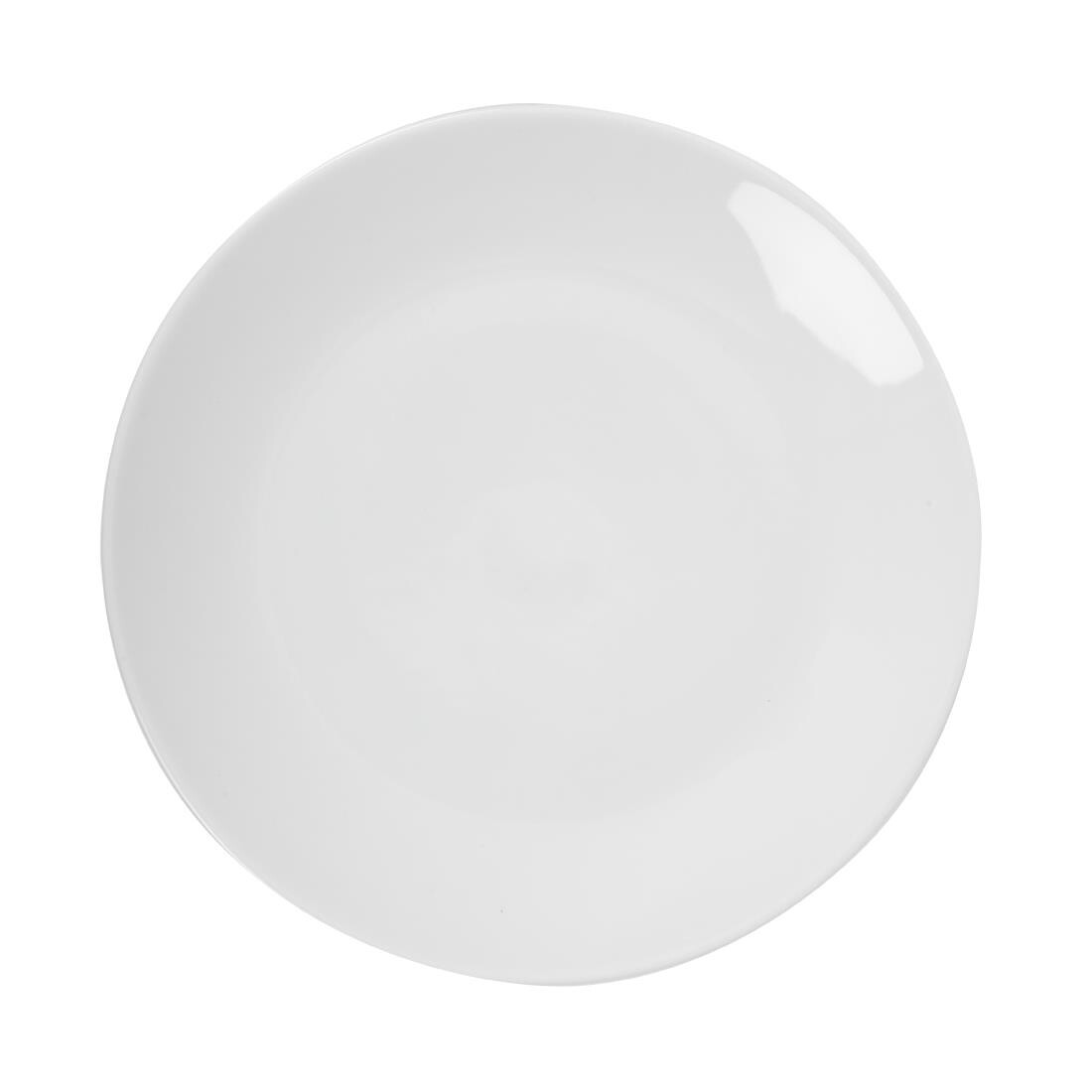 Royal Porcelain Classic White Coupe Plates 210mm