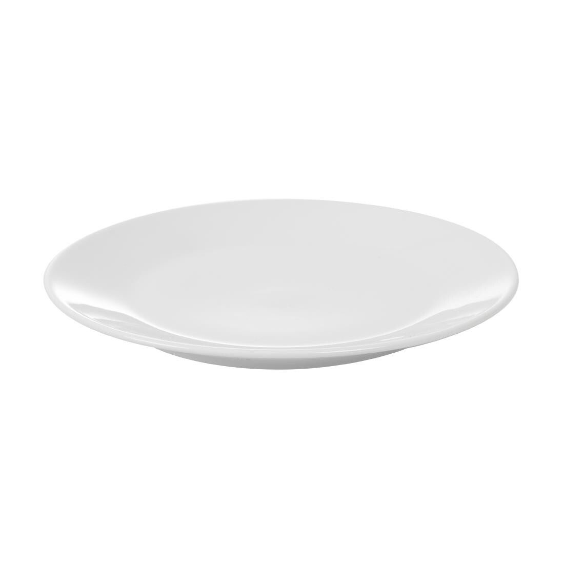 Royal Porcelain Classic White Coupe Plates 210mm