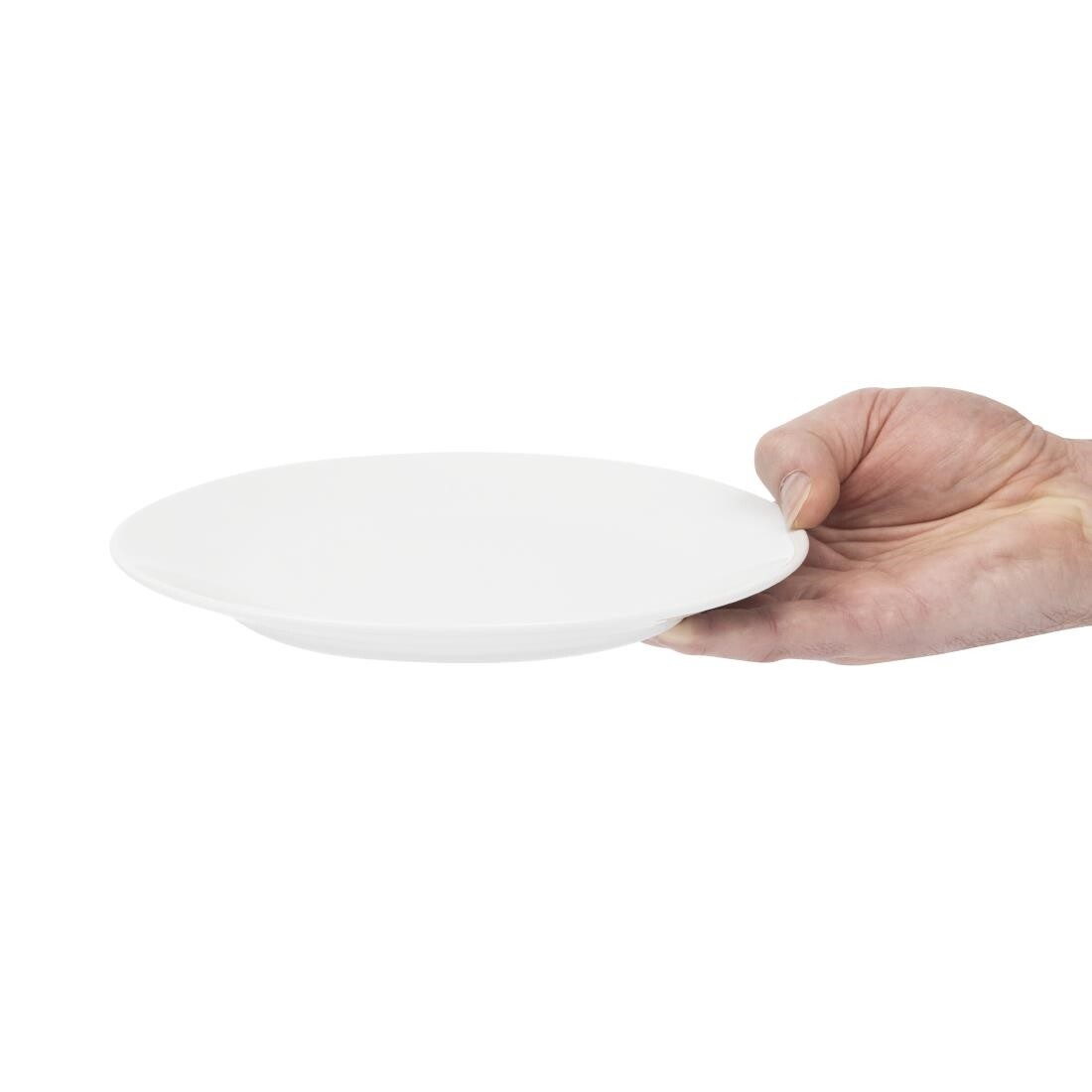 Royal Porcelain Classic White Coupe Plates 210mm