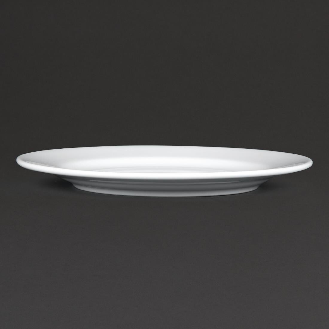Royal Porcelain Classic White Wide Rim Plates 210mm