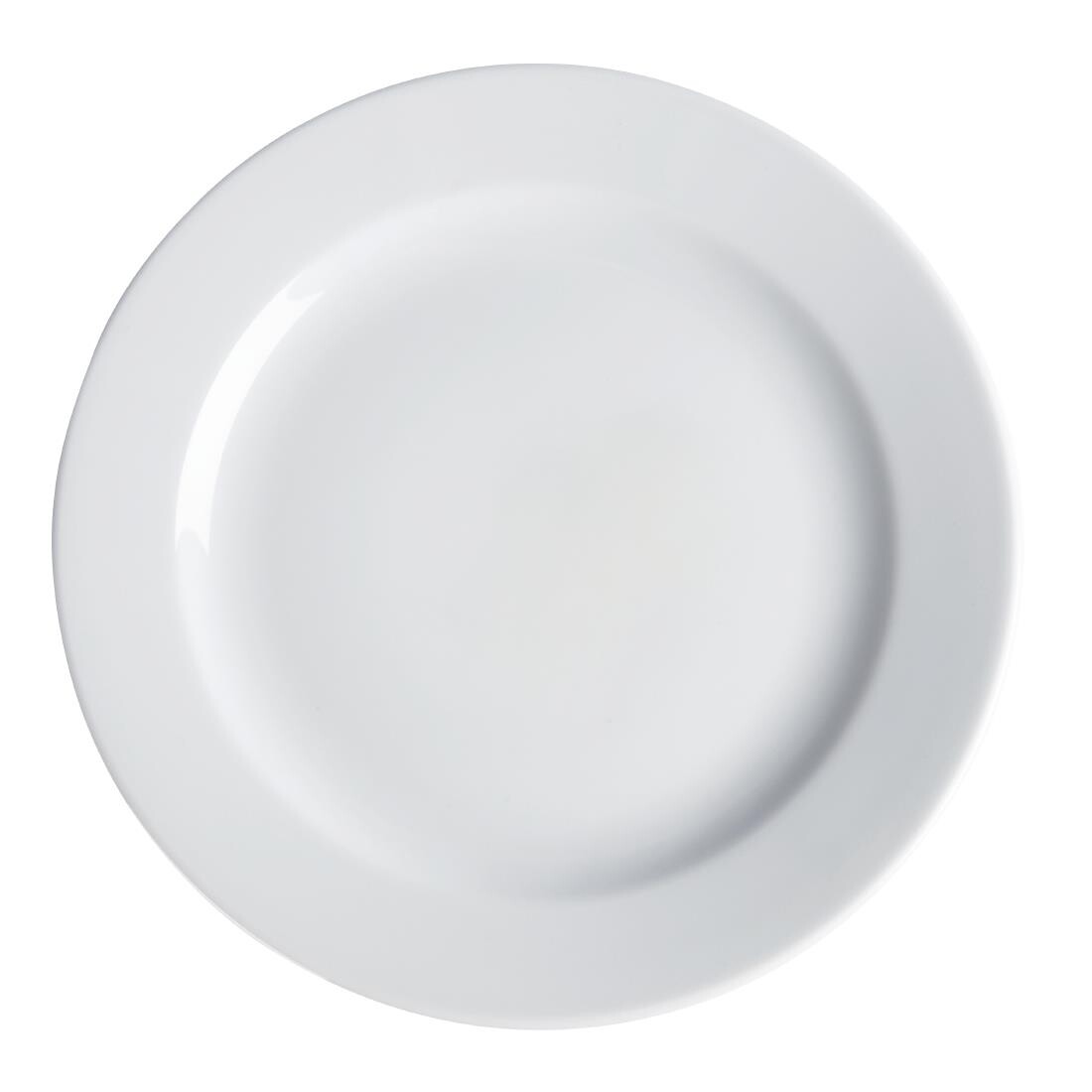 Royal Porcelain Classic White Wide Rim Plates 240mm