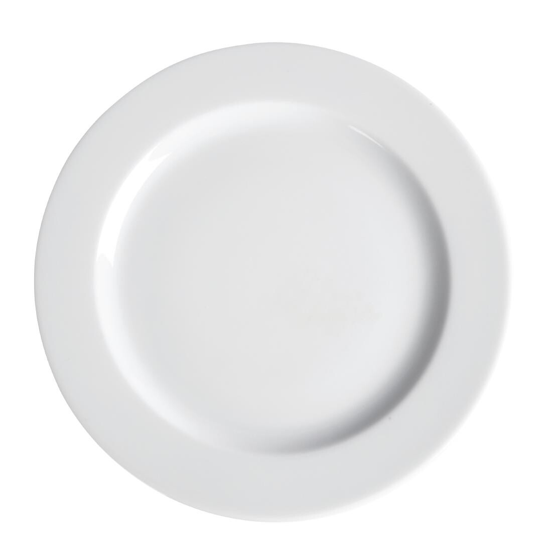 Royal Porcelain Classic White Wide Rim Plates 260mm