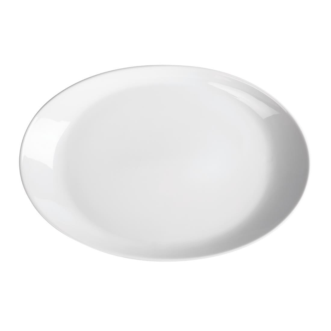 Royal Porcelain Classic White Oval Plates 340mm