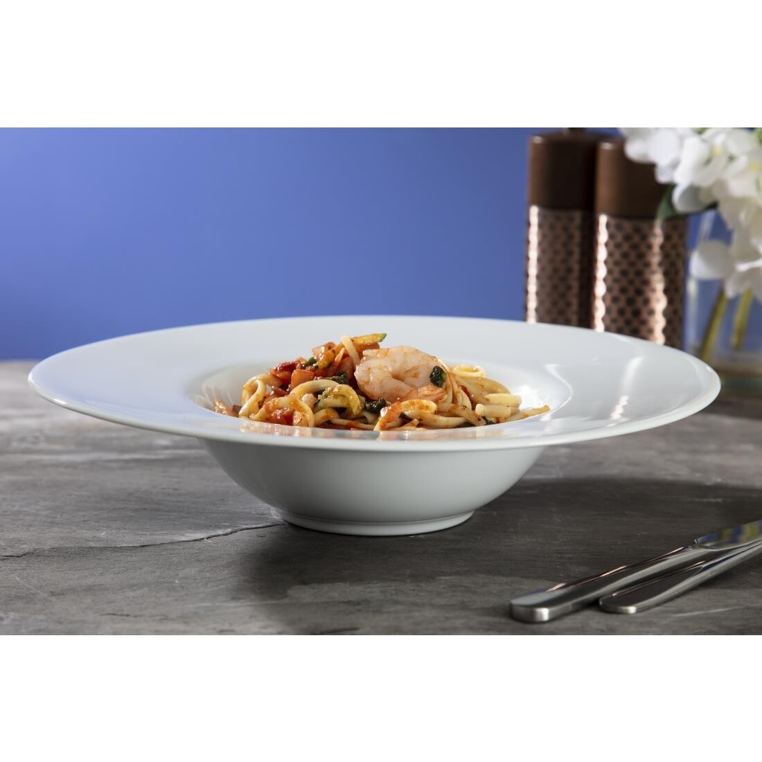 Royal Porcelain Classic White Pasta Plates 280mm