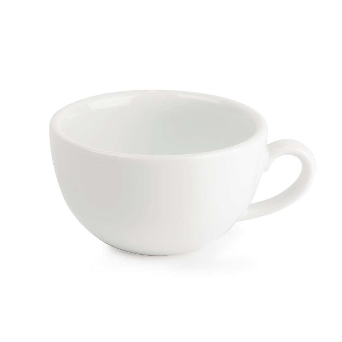 Royal Porcelain Classic White Cappuccino Cups 200ml