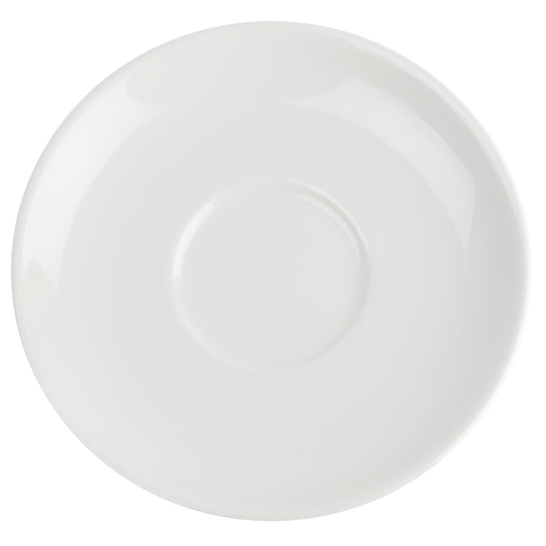 Royal Porcelain Classic White Tea Cup Saucers 150mm