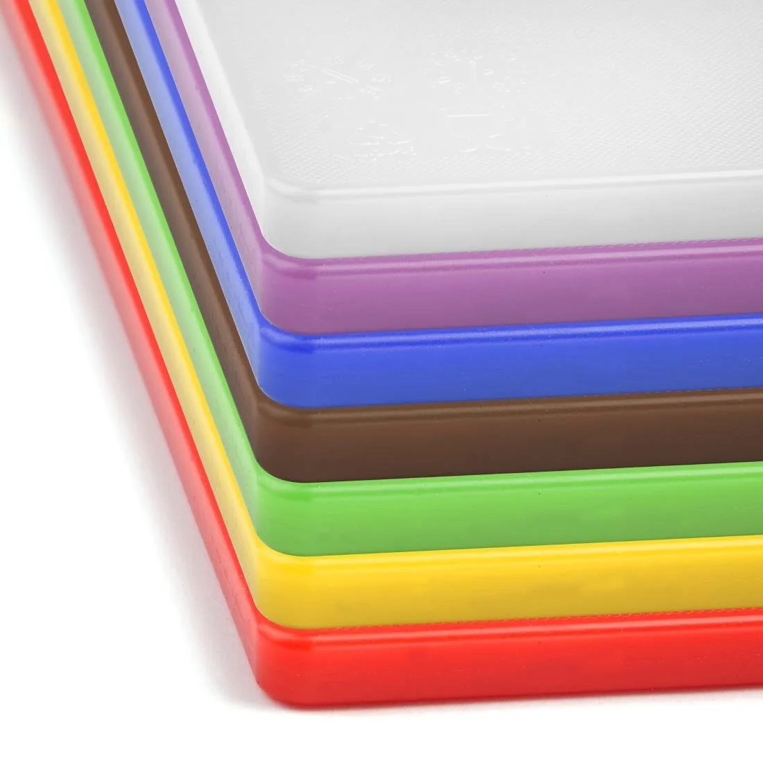 Hygiplas Low Density 7-Piece Chopping Board Set 450x300x10mm - Image 3