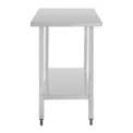 Nisbets Essentials Self Assembly Stainless Steel Table 800 x 600mm - Image 3