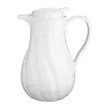 Olympia Insulated Swirl Jug White 1.2Ltr - Image 1
