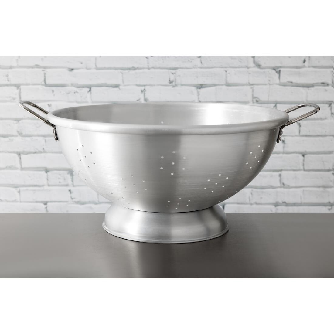 Double-Handled Aluminium Colander 18.5"