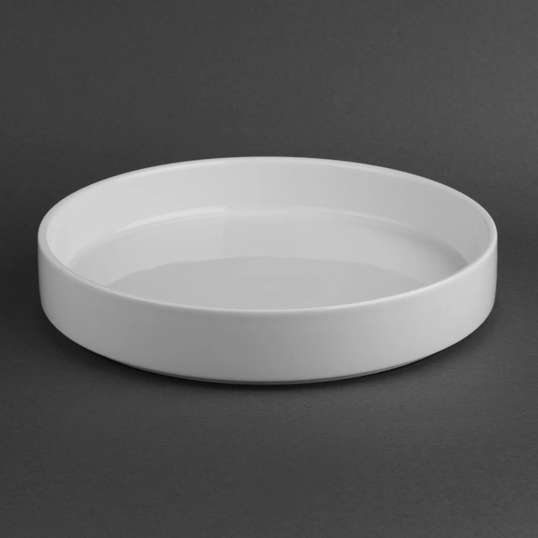 Olympia Whiteware Stacking Bowls 270mm (4 Pack) - Image 3