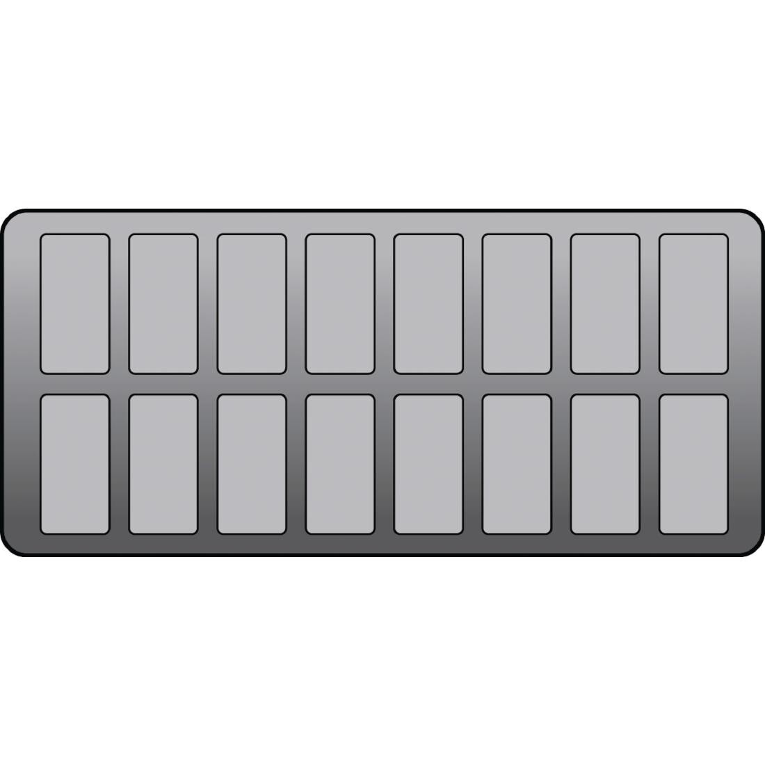 Crystal Optimus 16 Pan Ice Cream Display Counter