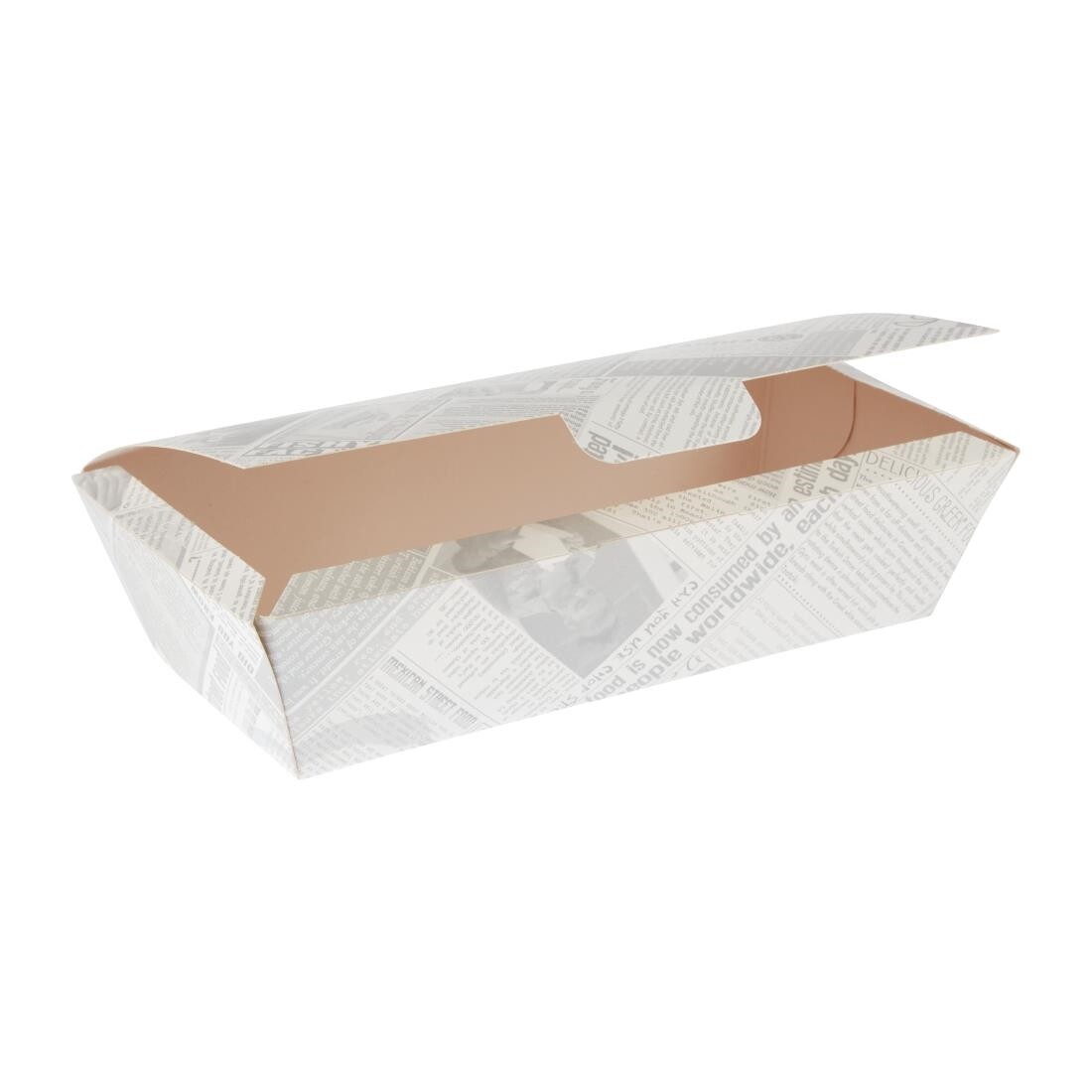 Disposable Food Tray Newsprint