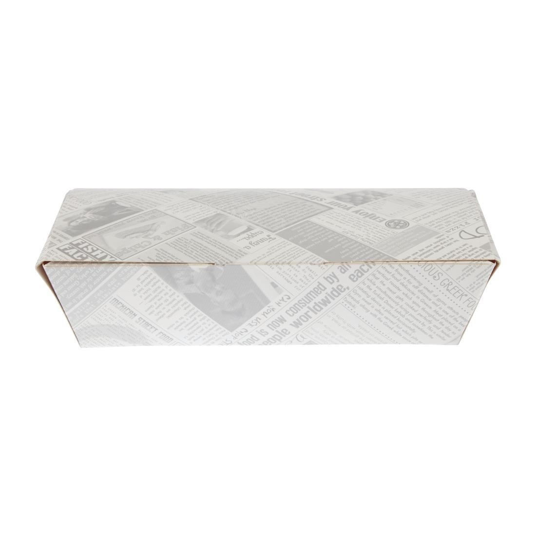 Disposable Food Tray Newsprint