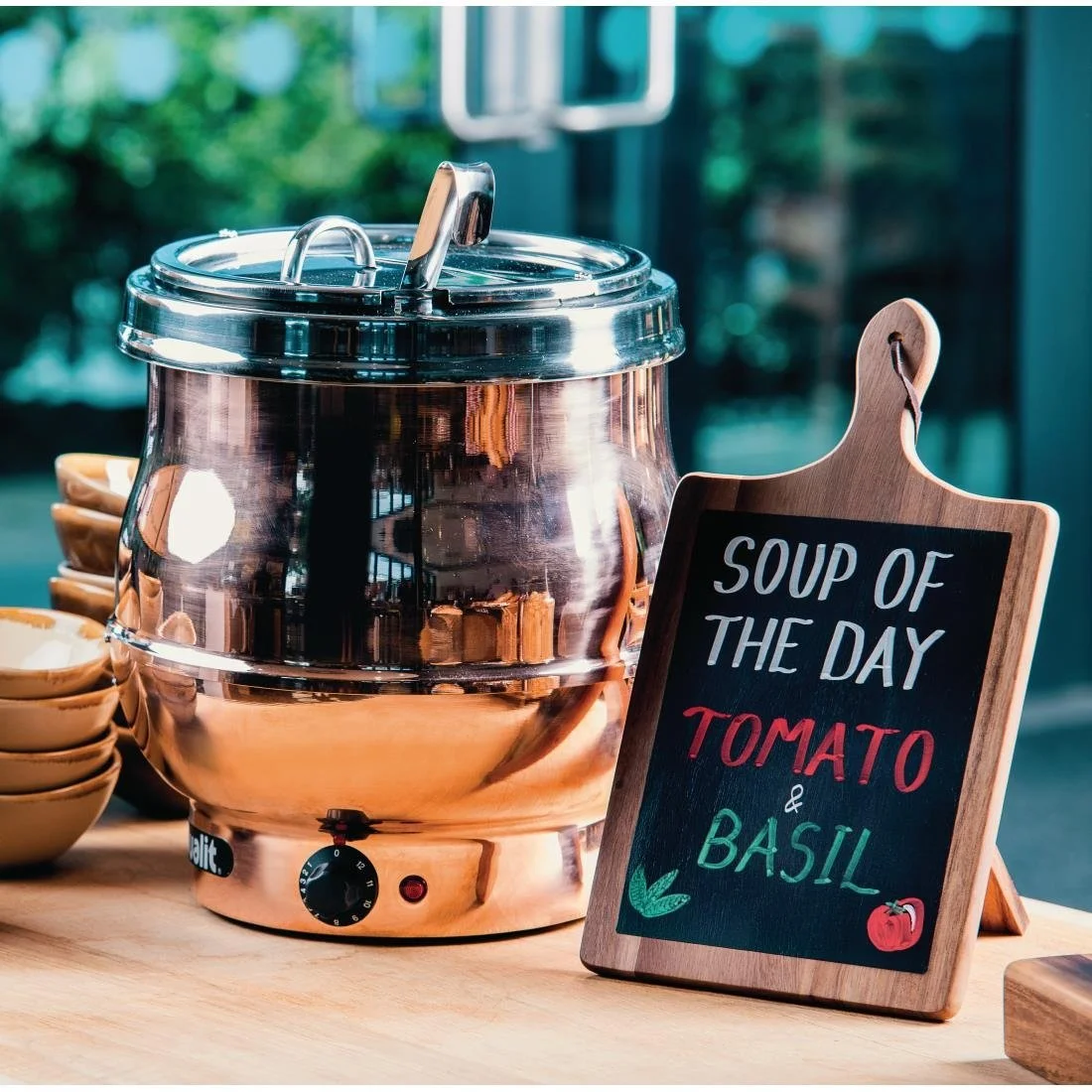 Dualit Hotpot Soup Kettle Copper 11Ltr - Image 2