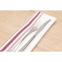 Bistro Table Napkins Burgundy Stripe