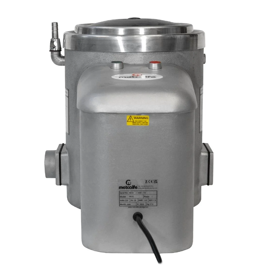 Metcalfe Potato Rumbler Aluminium NA10 with Installation Kit