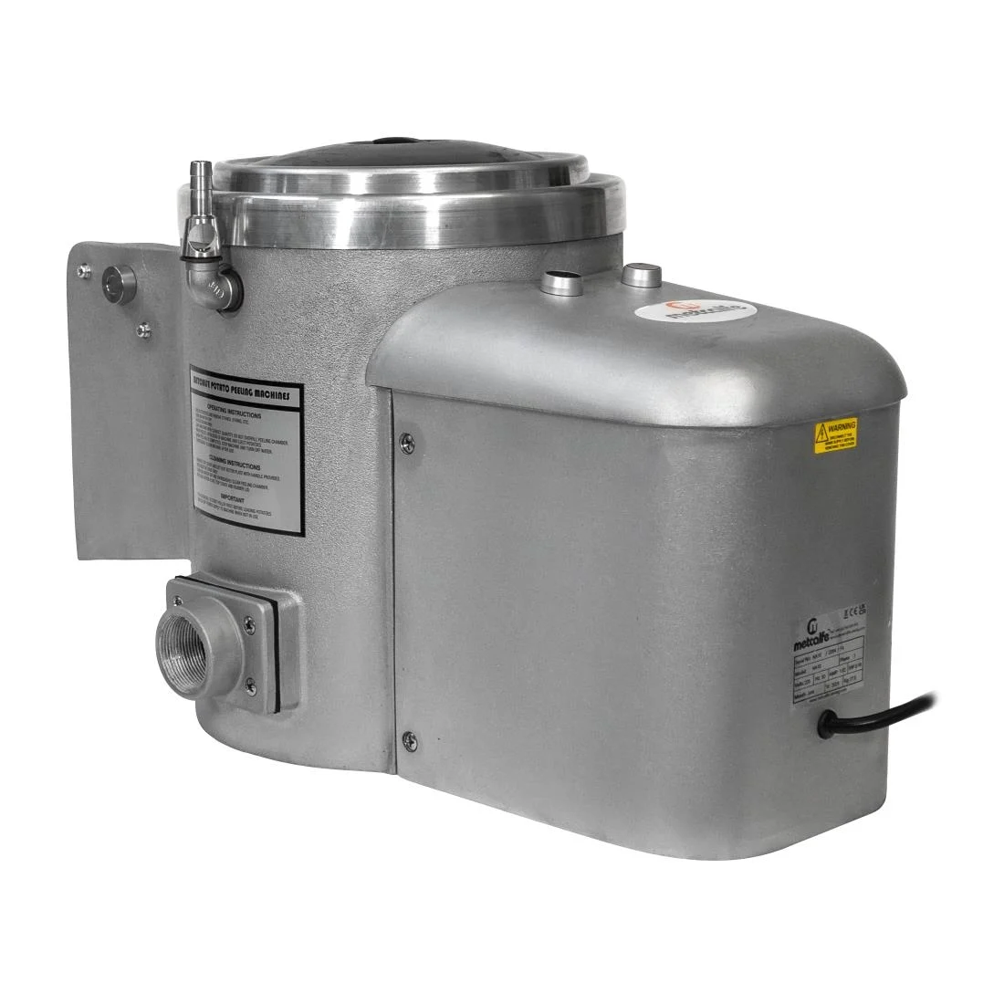 Metcalfe Potato Rumbler Aluminium NA10 with Installation Kit