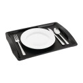 Kristallon Handled Fast Food Tray Black 420mm